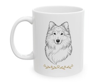 Ceramic Mug, 11oz The Lord is my shepherd; I shall not want.  Psalm 23:1
