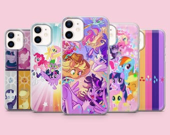 My Little Pony Phone Case Cute MLP Cover for iPhone 17Pro Max, 16, 16Pro, 15, 14, 13, 12, Samsung S26, S24 S25, A56, Pixel 10A, 9Pro, 8
