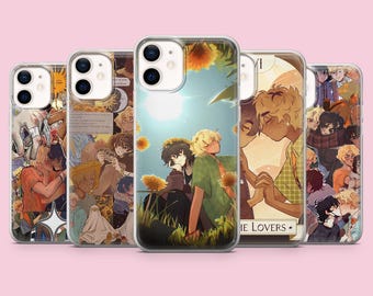 Solangelo Phone Case PJO Lovers Cover for iPhone 17Pro Max, 16, 16Pro, 15, 14, 13, 12, Samsung S26, S25, A56, Pixel 10A, 9Pro