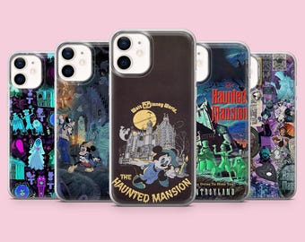 Haunted Mansion Phone case Scary disney Cover for iPhone 17Pro Max, 16, 16Pro, 15, 14, 13, 12, Samsung S26, S24 S25, A56, Pixel 10A, 9Pro, 8