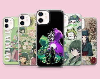 Kawaii Mao Mao Phone Case Apothecary Diaries Cover for iPhone 17Pro Max, 16, 16Pro, 15, 14, 13, 12, Samsung S26, S24 S25, A56, Pixel 10A