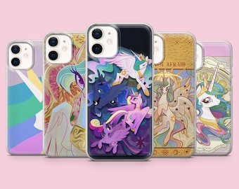 Princess Celestia Phone Case My Little Pony Cover for iPhone 17Pro Max, 16, 16Pro, 15, 14, 13, 12, Samsung S26, S24 S25, A56, Pixel 10A, 9