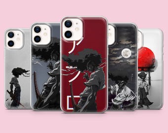 Afro Samurai Phone Case Rokutaro Jinno Cover for iPhone 17Pro Max, 16, 16Pro, 15, 14, 13, 12, Samsung S26, S24 S25, A56, Pixel 10A