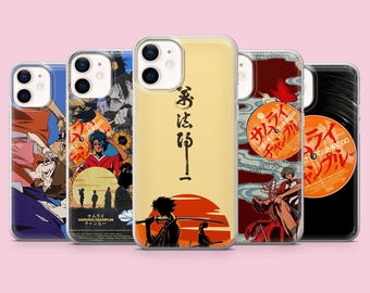 Samurai Champlo Phone Case Fuu Mugen Cover for iPhone 17Pro Max, 16, 16Pro, 15, 14, 13, 12, Samsung S26, S24 S25, A56, Pixel 10A
