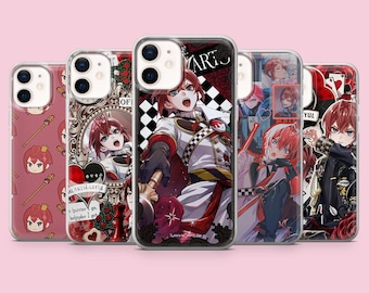 Twisted Wonderland and Riddle Phone Case anime Cover for iPhone 17Pro Max, 16, 16Pro, 15, 14, 13, 12, Samsung S26, S24 S25, A56, Pixel 10A