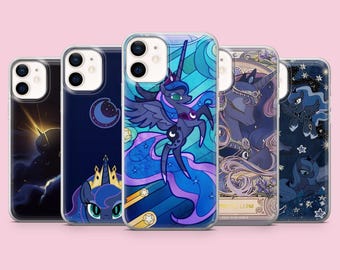 Princess Luna Phone Case My Little Pony Cover for iPhone 17Pro Max, 16, 16Pro, 15, 14, 13, 12, Samsung S26, S24 S25, A56, Pixel 10A, 9Pro, 8