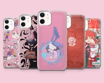 Bocchi the rock Phone Case Ikuyo Hitoru Cover for iPhone 17Pro Max, 16, 16Pro, 15, 14, 13, 12, Samsung S26, S24 S25, A56, Pixel 10A