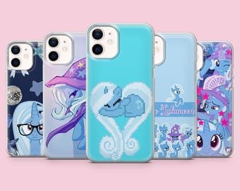 My Little Pony Phone Case Trixie Lulamoon Cover for iPhone 17Pro Max, 16, 16Pro, 15, 14, 13, 12, Samsung S26, S24 S25, A56, Pixel 10A