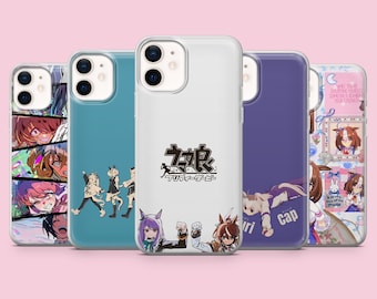 Uma Musume Phone Case Pretty Derby Cover for iPhone 17Pro Max, 16, 16Pro, 15, 14, 13, 12, Samsung S26, S24 S25, A56, Pixel 10A