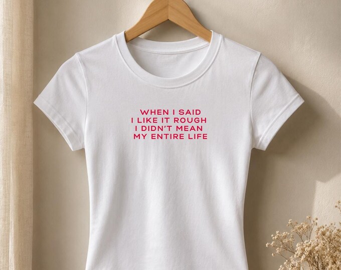 Luxe Fitted Tee, Trending Minimal Logo Top | Women's Stylish Tee