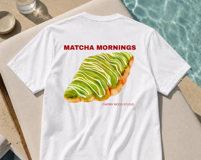 Matcha Morning Pastry Tee | T-Shirt