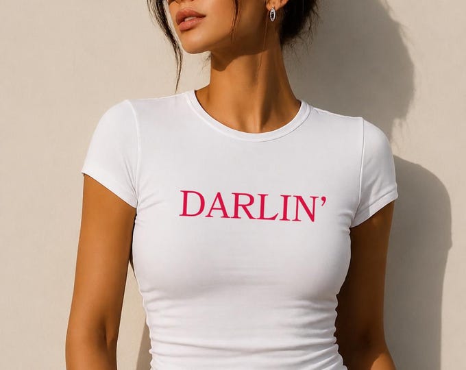 DARLIN Quote Luxe Tee, Women's Fitted Tee