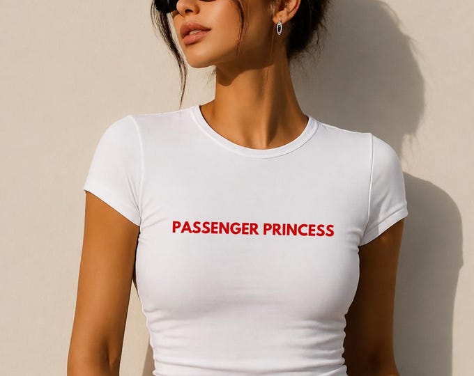 Passenger Princess T-Shirt | Red Bubble Lettering, Travel Humor