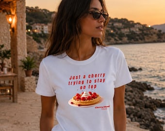 Cherry Waffle | Luxe T-shirt