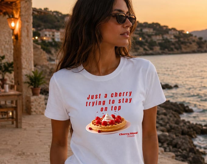 Cherry Waffle | Luxe T-shirt