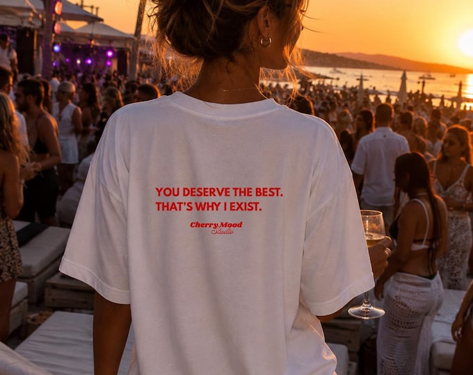 Cheeky Back Print T-Shirt | Luxe T-shirt