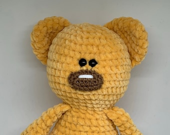 Crochet animal, bear, cuddly toy