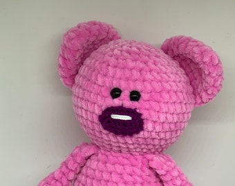 Crochet animal, bear, cuddly toy