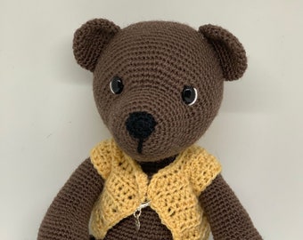 Crochet animal, bear