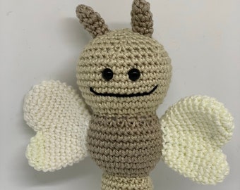 Crochet animal, butterfly, rattle