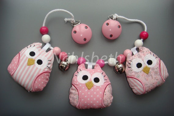 Pushchair chain Owls - The ORIGINAL -