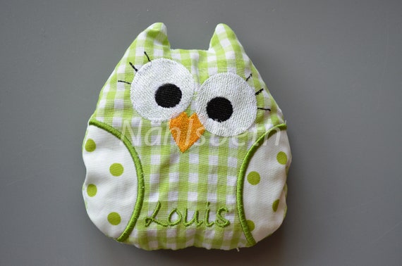 Owl cherry pillow