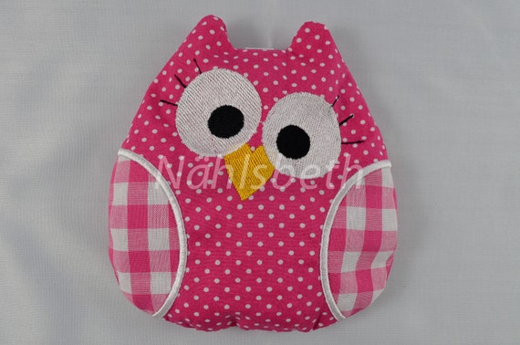 Owl cherry pillow Kirschkern-, Körnerkissen