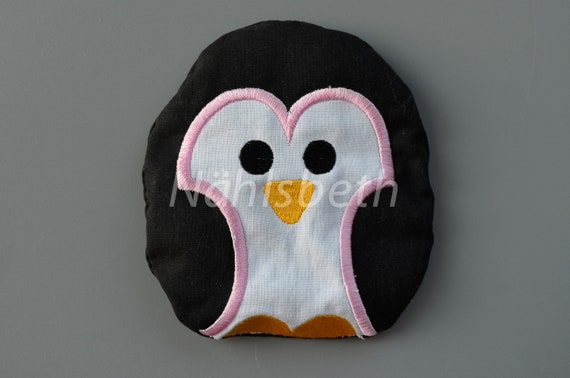 Penguin cherry pit pillow Kirschkern-, Körnerkissen