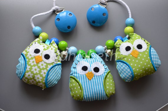 Pushchair chain Owls - The ORIGINAL -