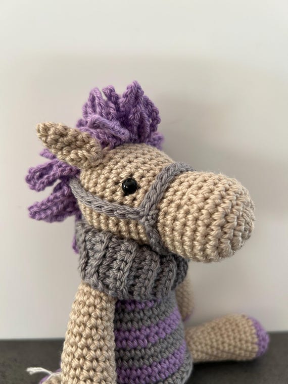 crochet animal, horse