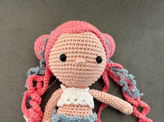 crochet doll, doll, mermaid
