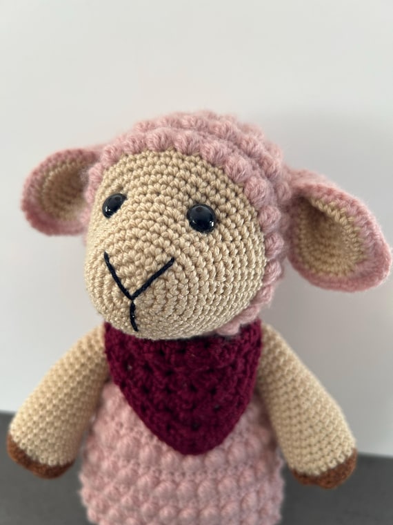 crochet animal, sheep