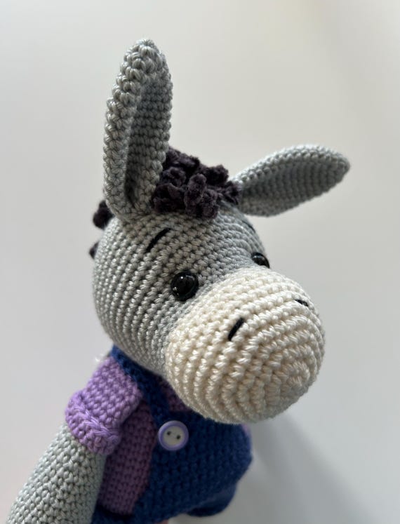 crochet animal, donkey