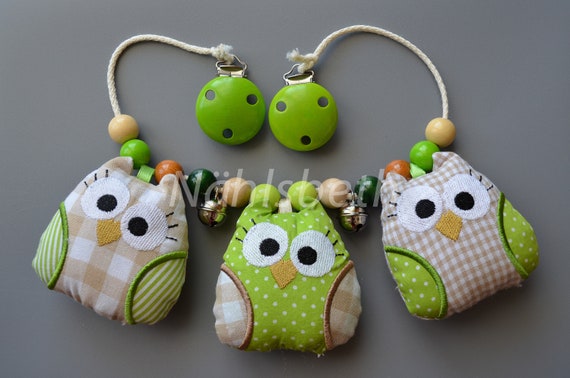 Pushchair chain Owls - The ORIGINAL -