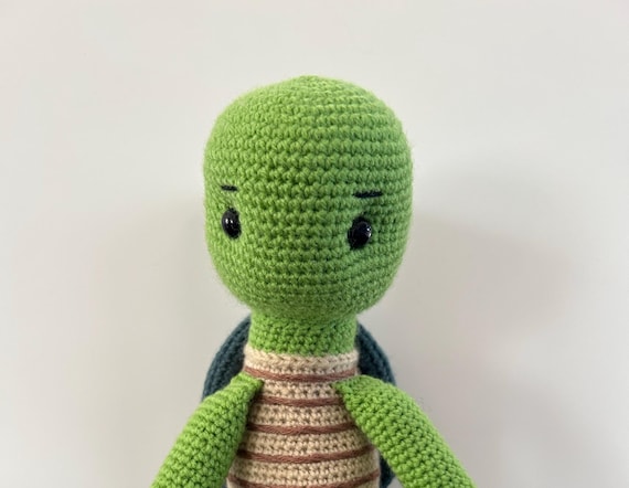 crocheted animal, turtle
