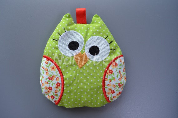 Owl cherry pillow