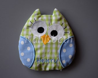 Owl cherry pillow Kirschkern-, Körnerkissen