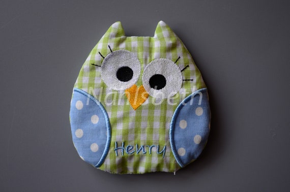 Owl cherry pillow Kirschkern-, Körnerkissen