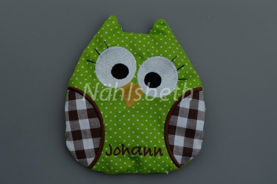 Owl cherry pillow