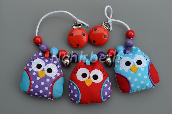 Pushchair chain Owls - The ORIGINAL -