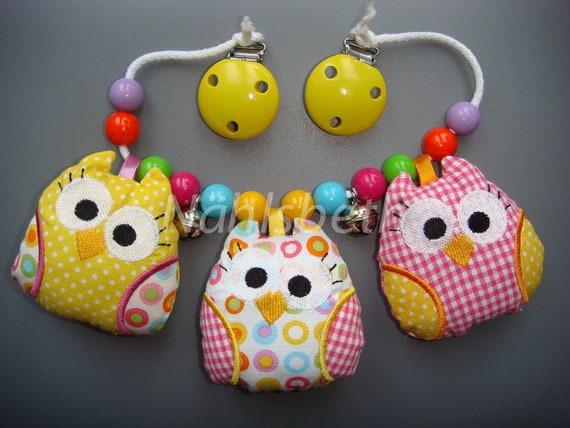 Pushchair chain Owls - The ORIGINAL -