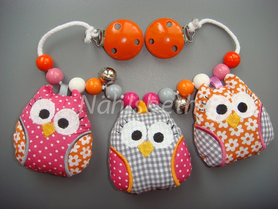 Pushchair chain Owls - The ORIGINAL -