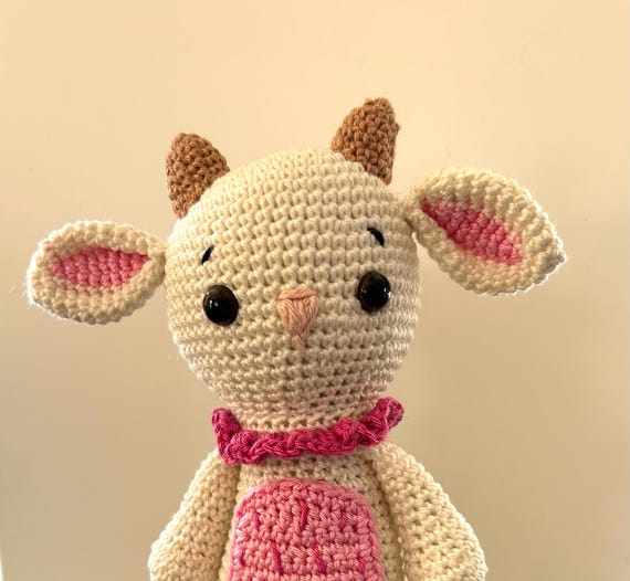 crochet animal, goat