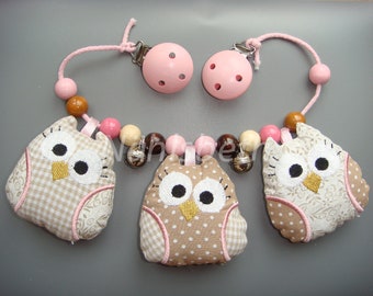 Pushchair chain Owls - The ORIGINAL -