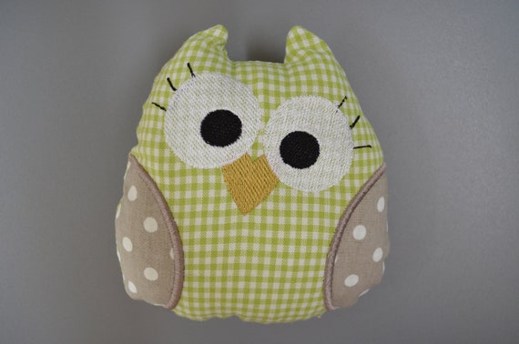 Owl cherry pillow Kirschkern-, Körnerkissen