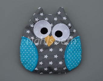 Owl cherry pillow Kirschkern-, Körnerkissen