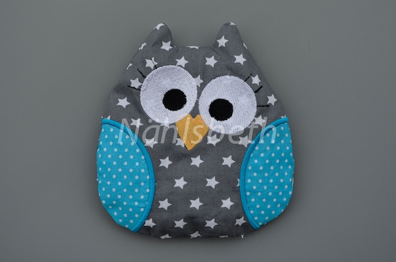 Owl cherry pillow Kirschkern-, Körnerkissen