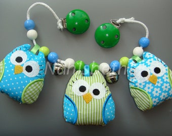 Pushchair chain Owls - The ORIGINAL -