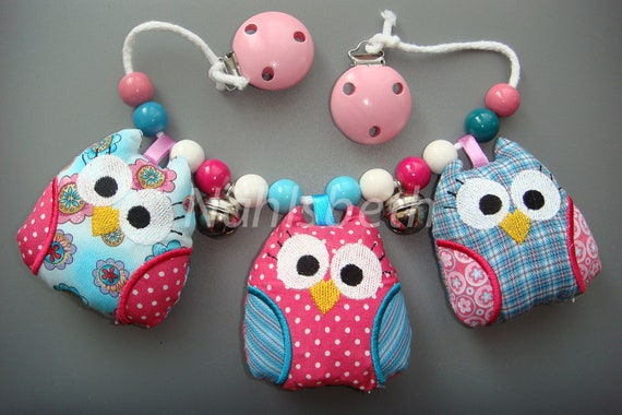 Pushchair chain Owls - The ORIGINAL -