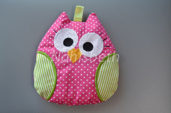 Owl cherry pillow